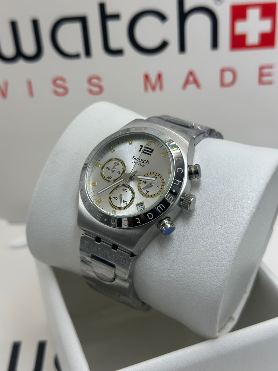 Swatch  blanc or